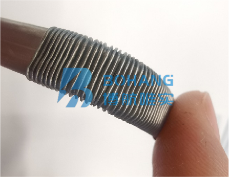 Repeatable bending corrugated flat tube